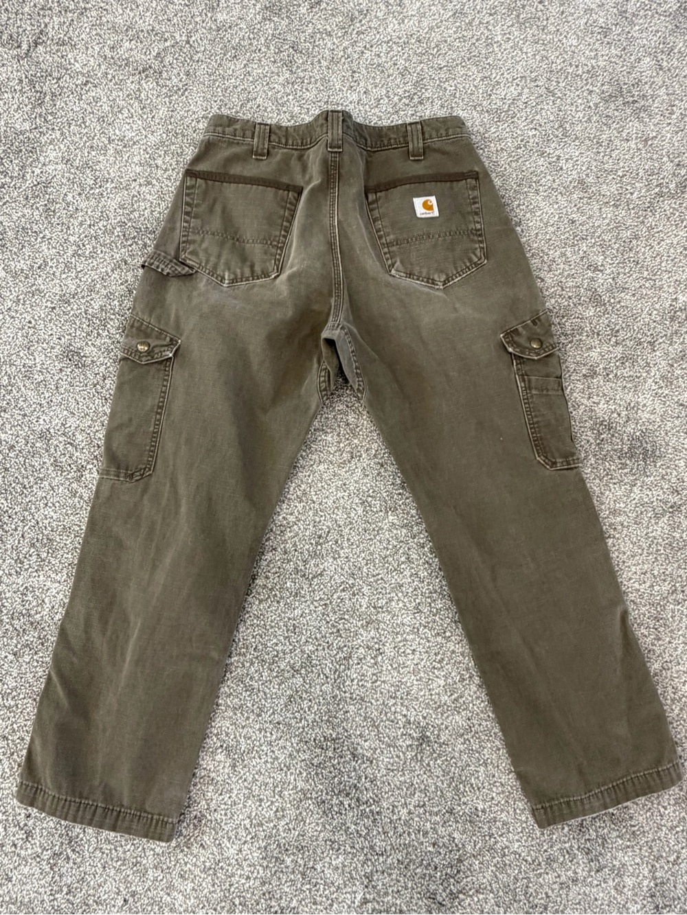 Carhartt Men's Relaxed Fit Ripstop Cargo Double Knee Work Pants - Picture 3 of 5